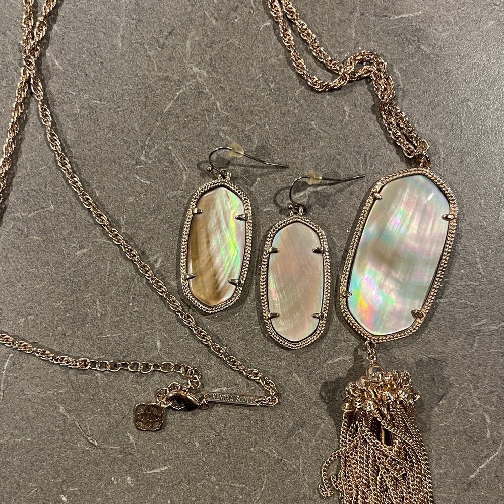 Brown Mother of Pearl KS Rayne & Elle Set